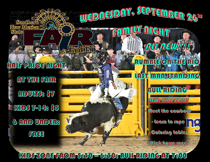 Southern New Mexico State Fair Bull Riding